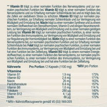 Laden Sie das Bild in den Galerie-Viewer, Hu´care B-COMPLEX 90 Kapseln