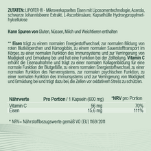 Laden Sie das Bild in den Galerie-Viewer, Hu´care IRON COMPLEX Eisenkraft 90 Kapseln