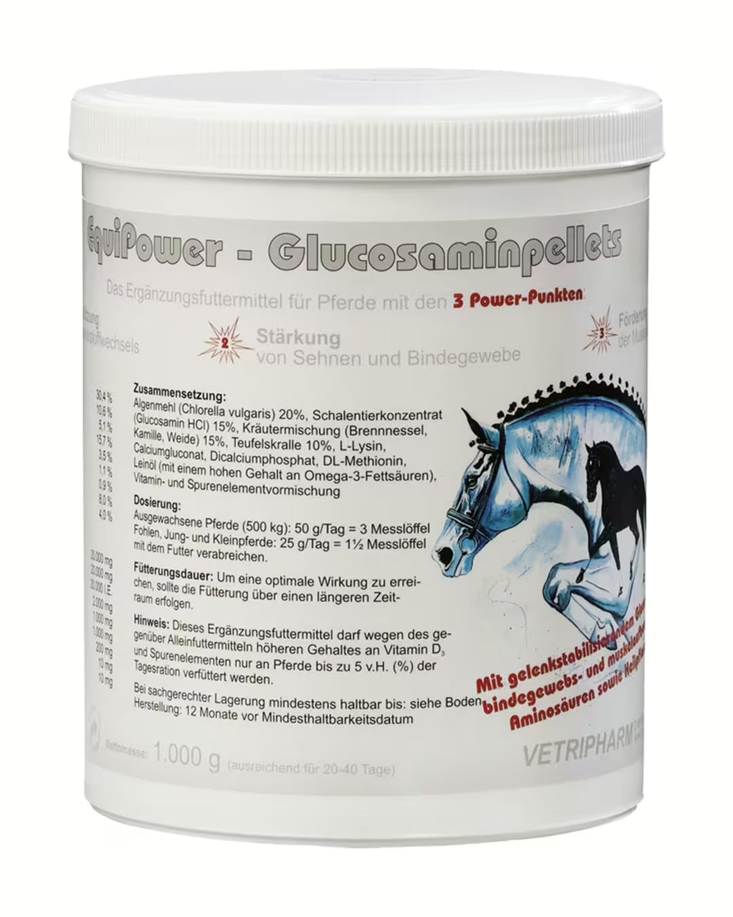 equipower Glucosaminpellets 3000g MHD 09/2025
