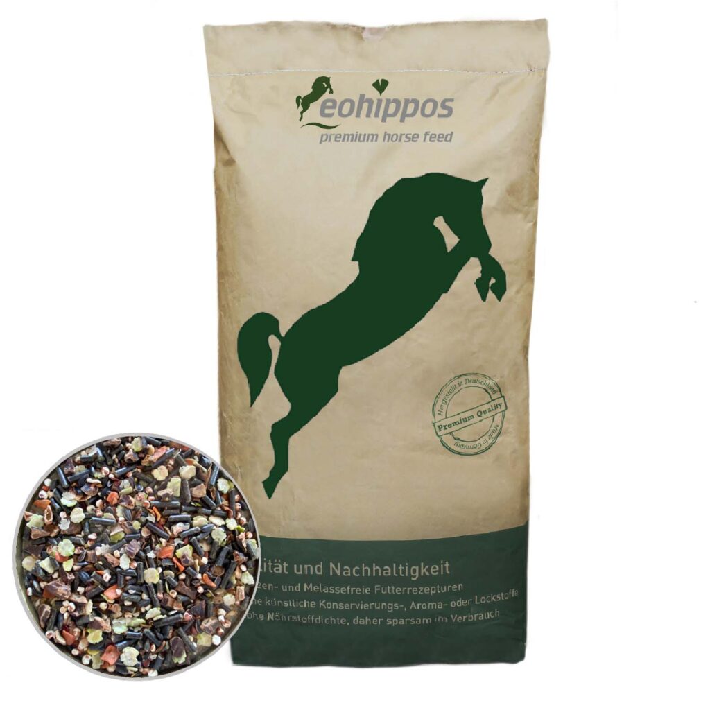 Eohippos Pure Sensitive – natürliches Gastro Müsli für dein Pferd