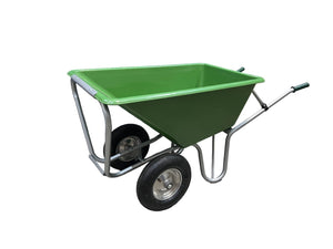 Schubkarre Kunststoff 170 Liter grün (verschd. Ausführungen)
