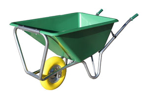 Schubkarre Kunststoff 170 Liter grün (verschd. Ausführungen)