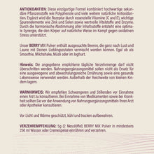 Laden Sie das Bild in den Galerie-Viewer, Hu´care BERRY MIX Antioxidantien 200gr
