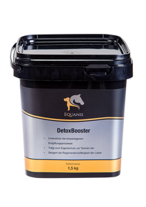 DetoxBooster – Entgiftungskur für Pferde. Unterstützt Leber und Nieren