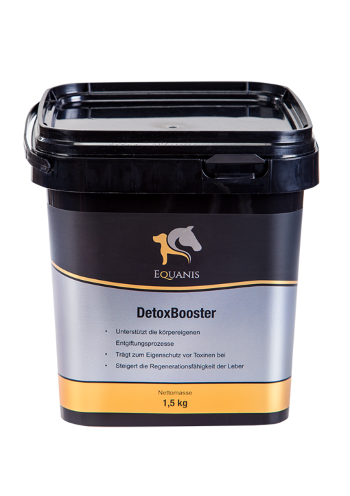 DetoxBooster – Entgiftungskur für Pferde. Unterstützt Leber und Nieren