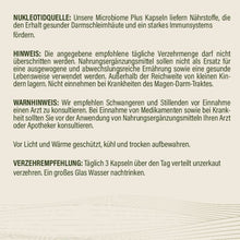 Laden Sie das Bild in den Galerie-Viewer, Hu´care MICROBIOME PLUS Gutes Bauchgefühl 90 Kapseln
