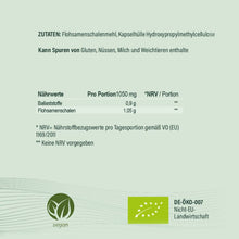 Laden Sie das Bild in den Galerie-Viewer, Hu´care PSYLLIUM HUSK Bio Flohsamenschalenpulver 250 Kapseln