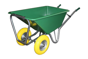 Schubkarre Kunststoff 170 Liter grün (verschd. Ausführungen)