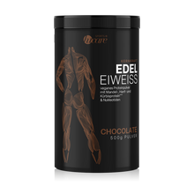 Laden Sie das Bild in den Galerie-Viewer, Hu´care EDEL EIWEISS Chocolate veganes Proteinpulver