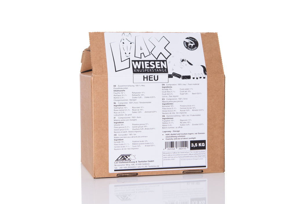 Lax Wiesen Knusperstange - Heu 3kg (4 Stangen)